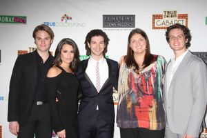 Van Hansis,  Lea Michele, and Jonathan Groff  Photo
